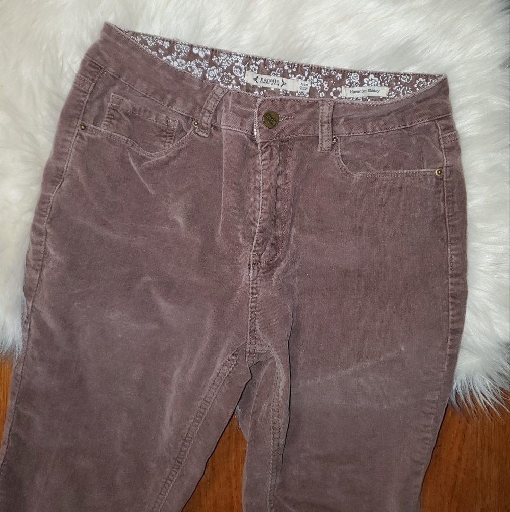 Nanette Lepore Hamilton Skinny Corduroy Jeans - Picture 3 of 10